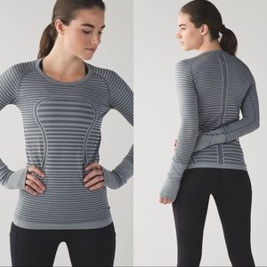 Lululemon Swiftly Tech Long Sleeve Crew Slate